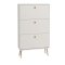 Softline skoskab 6 klaplger hvid.