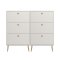Softline skoskab 6 klaplger hvid.