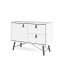 Rye Sideboard 1 Tr, 2 Schubladen mattweiss.
