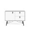 Rye Sideboard 1 Tr, 2 Schubladen mattweiss.
