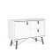 Rye Sideboard 1 Tr, 2 Schubladen mattweiss.
