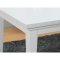 Venedig spisebordsst bord hvid 95x180/276 inkl. 2 tillgsplader og 6 stole fljl beige.