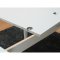 Venedig spisebordsst bord hvid 95x180/276 inkl. 2 tillgsplader og 6 stole fljl beige.