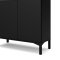 Ringe Sideboard 2 Tren, 1 Schublade und 1 Fach, schwarz und Walnuss Dekor.