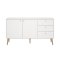Bodo Sideboard 2 Tren, 3 Schubladen wei.
