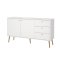 Bodo Sideboard 2 Tren, 3 Schubladen wei.