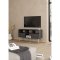 Mueble TV Bodo 2 cajones, 4 estantes gris mate.