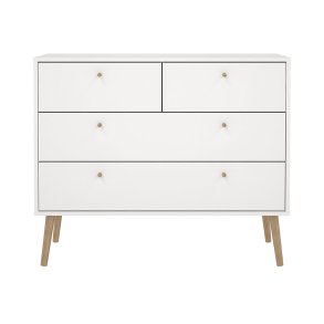 Bodo Kommode 4 Schubladen wei.