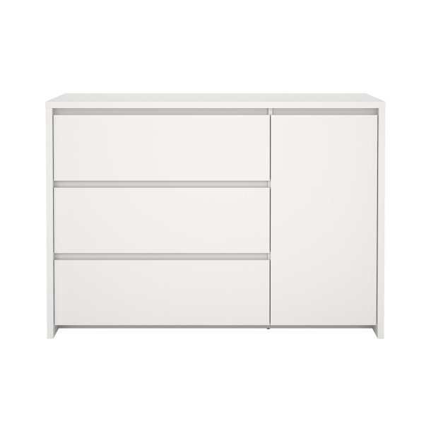 Next kommode 1 lge 3 skuffer hvid.