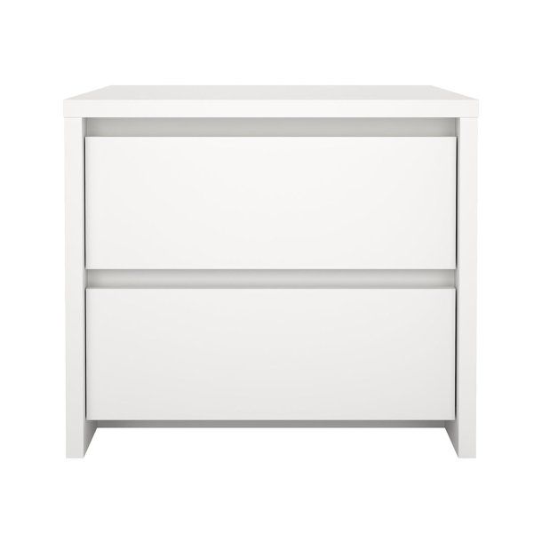 Next natbord 2 skuffer hvid.