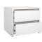 Next natbord 2 skuffer hvid.