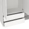 Next kldskp 3 drrar 2 ldor 149x200 cm vit.
