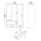 Next kldskp 3 drrar 2 ldor 149x200 cm vit.