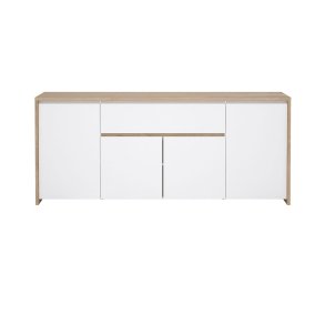 Next sknk 4 lger, 1 skuffe eg dekor, hvid hjglans.