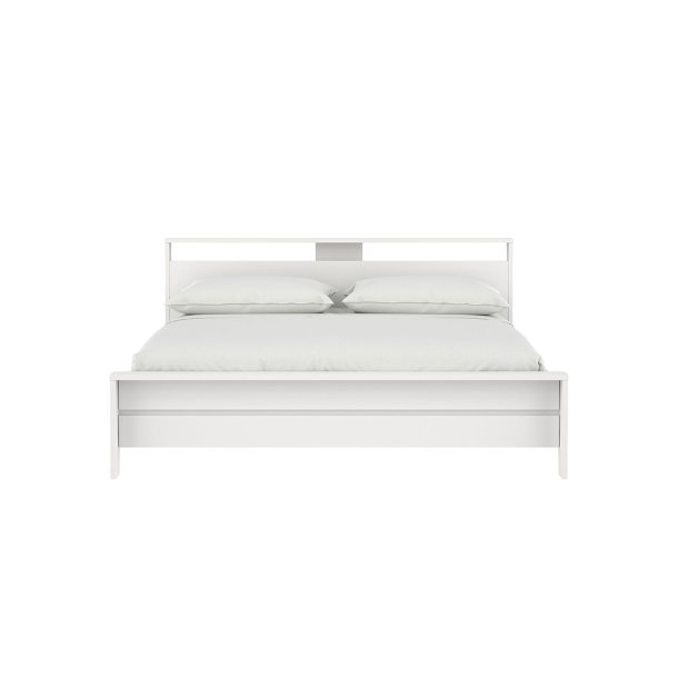 Next seng med 1 hylde 180x200cm hvid.