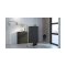 Shane Schuhschrank 3 Klapptren 1R schwarz matt.