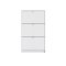 Shane Schuhschrank 3 Klapptren 2R  weiss.