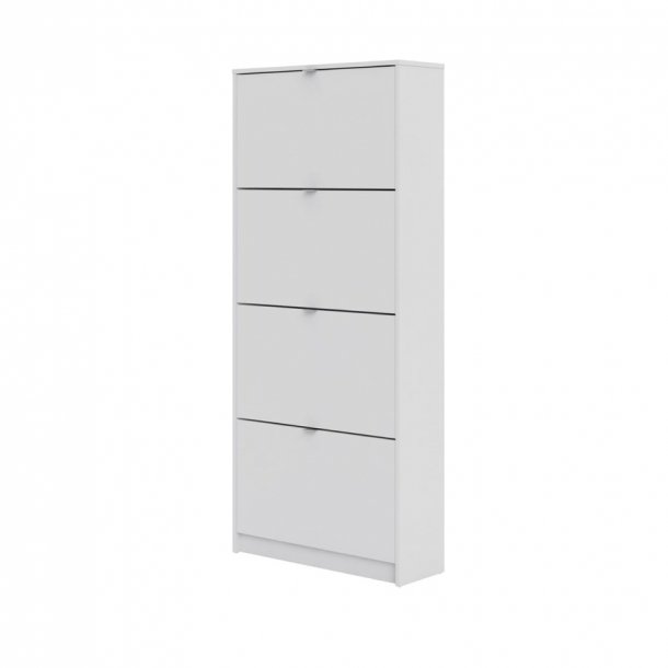 Shane szafka na buty 4 drzwi klapowych 2R biały.