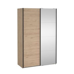 Bergamo Schiebetrenschrank 2 Tren 140x220cm Eiche Dekor.
