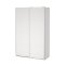 Bergamo skydedrsskab 2 lger 140x220cm hvid.