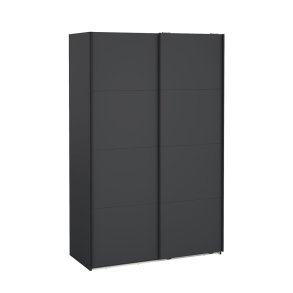Bergamo Schiebetrenschrank 2 Tren 140x220cm matt grau.