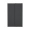 Bergamo Schiebetrenschrank 2 Tren 140x220cm matt grau.