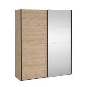 Bergamo Schiebetrenschrank 2 Tren 180x220cm Eiche Dekor.