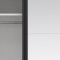 Bergamo Schiebetrenschrank 2 Tren 180x220cm matt grau.