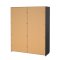 Bergamo Schiebetrenschrank 2 Tren 180x220cm matt grau.