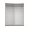 Bergamo Schiebetrenschrank 2 Tren 180x220cm Eiche Dekor.