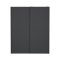 Bergamo Schiebetrenschrank 2 Tren 180x220cm matt grau.