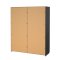 Bergamo Schiebetrenschrank 2 Tren 180x220cm matt grau.