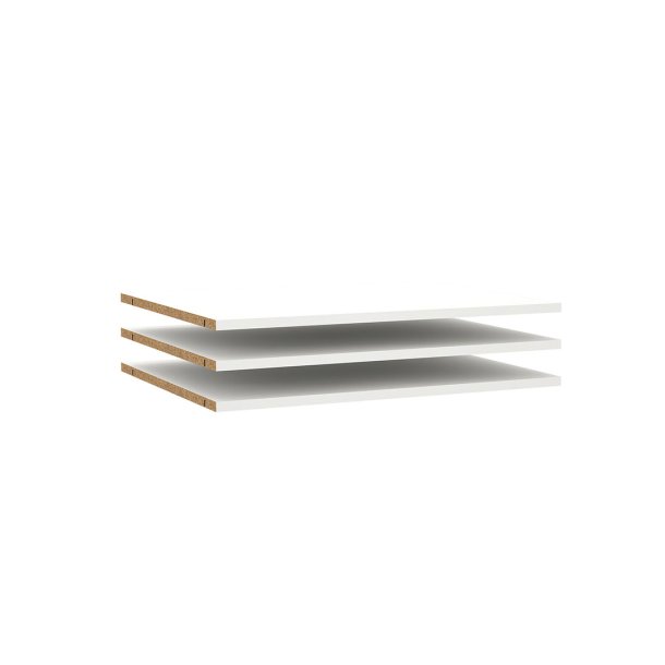 Catania 3 płki 71,25 cm do 240 cm szafa biała