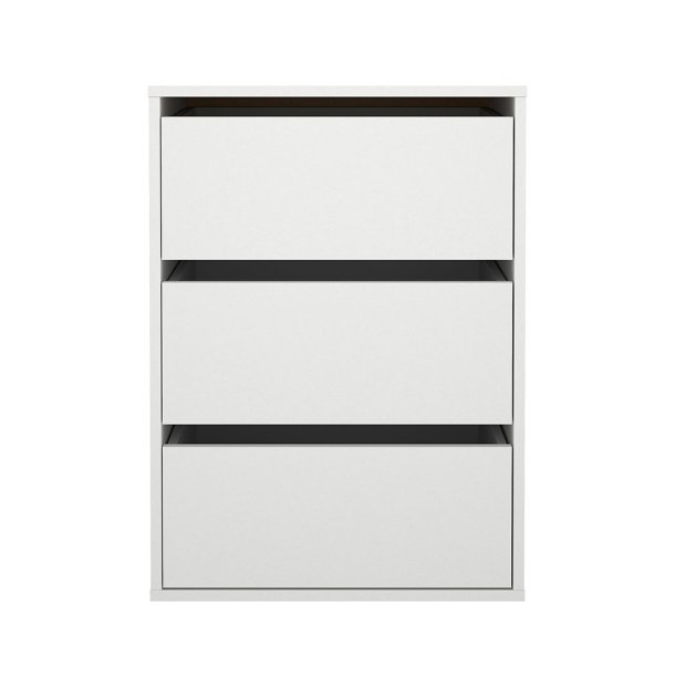 Catania Schubladeneinsatz 3 Schubladen 51 cm bis 140 cm Kleiderschrank wei