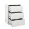 Catania Schubladeneinsatz 3 Schubladen 51 cm bis 140 cm Kleiderschrank wei