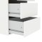 Catania Schubladeneinsatz 3 Schubladen 51 cm bis 140 cm Kleiderschrank wei