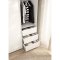 Catania Schubladeneinsatz 3 Schubladen 57 cm bis 120 cm Kleiderschrank wei