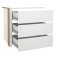 Catania Schubladeneinsatz 3 Schubladen 71,25 cm bis 240 cm Kleiderschrank wei