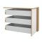 Catania Schubladeneinsatz 3 Schubladen 87 cm bis 180 cm Kleiderschrank wei