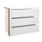 Catania Schubladeneinsatz 3 Schubladen 87 cm bis 180 cm Kleiderschrank wei