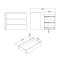 Catania Schubladeneinsatz 3 Schubladen 87 cm bis 180 cm Kleiderschrank wei