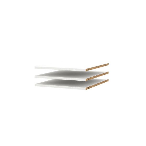 Catania 3 hylder 47cm til 240cm kldeskab hvid