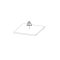 Catania 3 hylder 47cm til 240cm kldeskab hvid