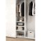 Catania 3 hylder 47cm til 240cm kldeskab hvid