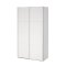 Catania Kleiderschrank 221x119x67cm, 2 Schiebetren wei.
