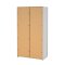 Catania Kleiderschrank 221x119x67cm, 2 Schiebetren wei.
