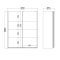 Catania Kleiderschrank 221x179x65cm, 2 Schiebetren matt schwarz.