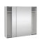 Catania Schiebetrenschrank 2 Tren mit Spiegel 245x220cm wei.