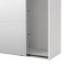 Catania Schiebetrenschrank 2 Tren mit Spiegel 245x220cm wei.