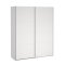 Catania Kleiderschrank 221x179x65cm, 2 Schiebetren wei.